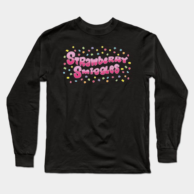 Strawberry Smiggles Long Sleeve T-Shirt by Woah_Jonny